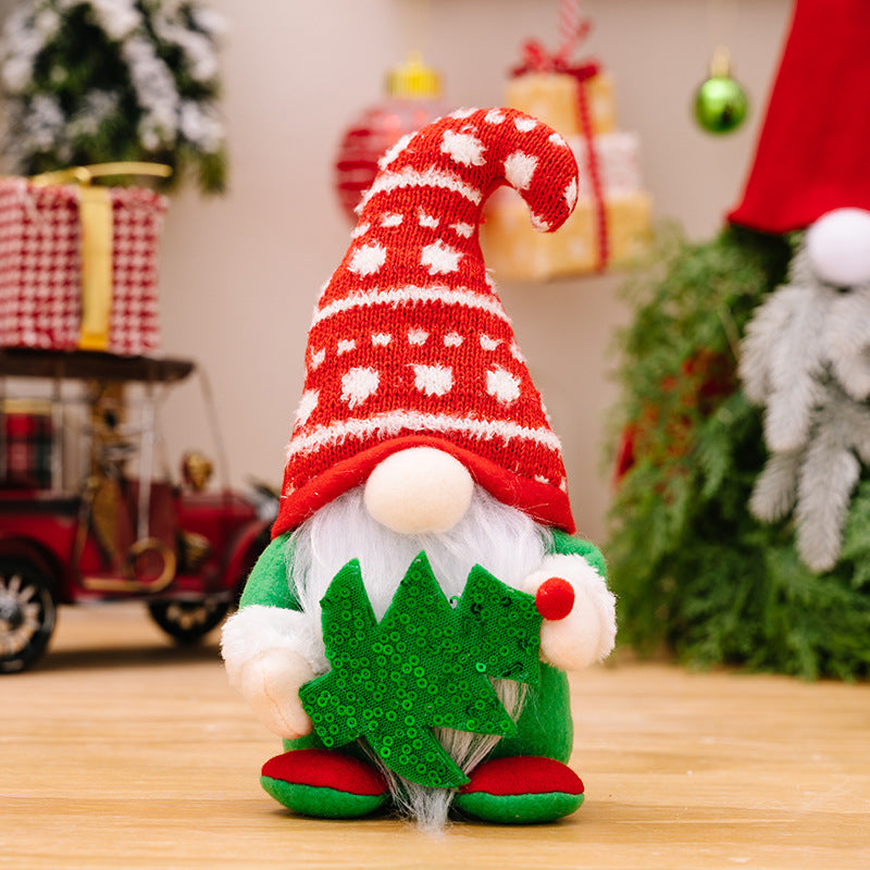 Wholesale Christmas Cactus Gnome Ornaments Christmas Tree Faceless Doll